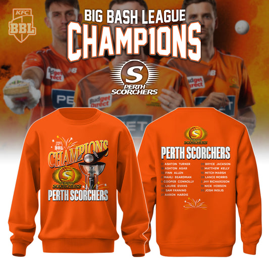 Perth Scorchers Special BBL Champions 2026 Limited Edition Sweatshirt