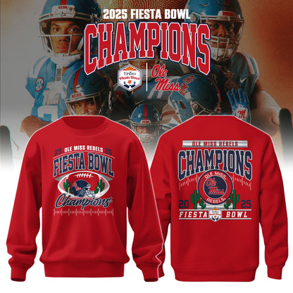 Ole Miss Rebels Special Fiesta Bowl Champions Limited Edition Sweatshirt
