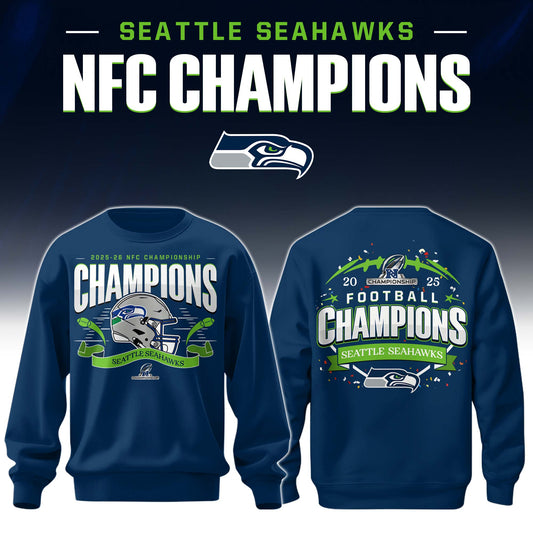 Seattle Seahawks 2025 NFC Conference Champions Sweatshirt