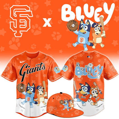 SF.Giants Bluey Night Limited Baseball Jersey