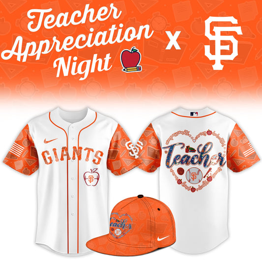 SF.Giants Teacher Appreciation Night Limited Baseball Jersey
