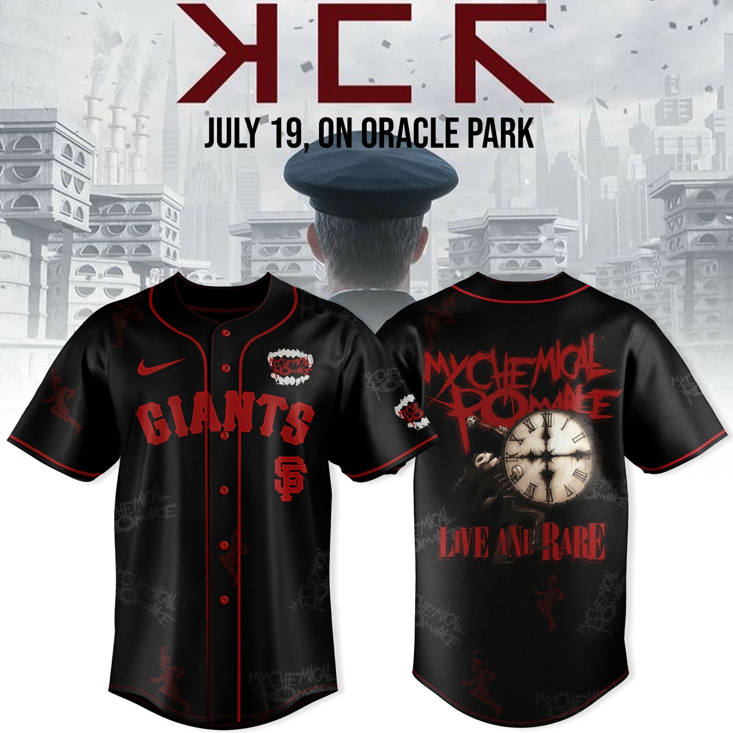 San Francisco Giants x Long Live The Black Parade – My Chemical Romance