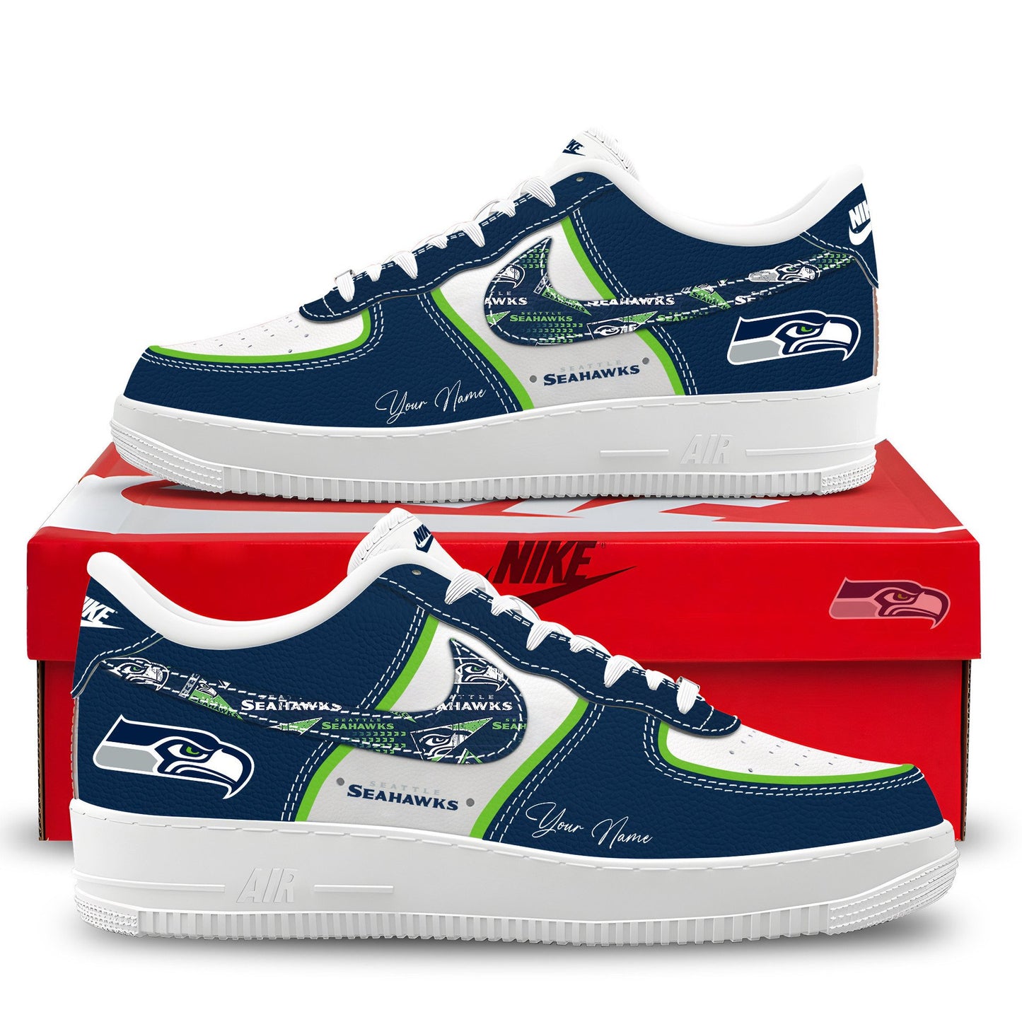 Seattle Seahawks Limited Edition AF1 Sneakers