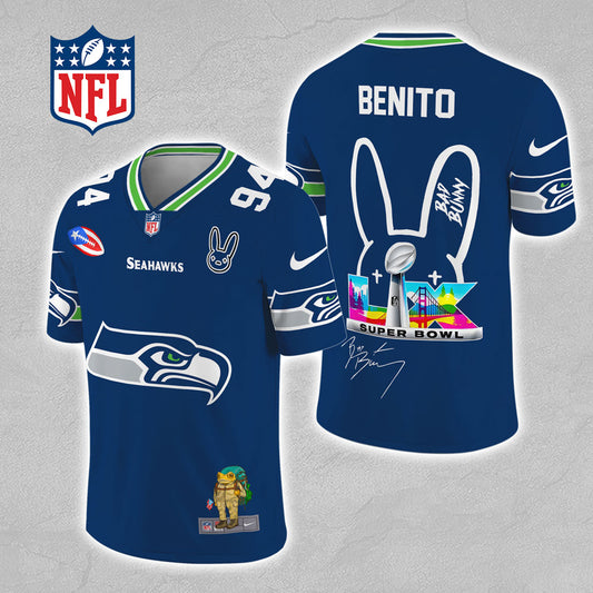 Seattle Seahawks x Bad Bunny Super Bowl LX The Halftime Show Special Edition Jersey
