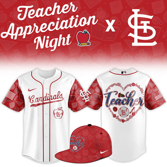 SL.Cardinals Teacher Appreciation Night Limited Baseball Jersey