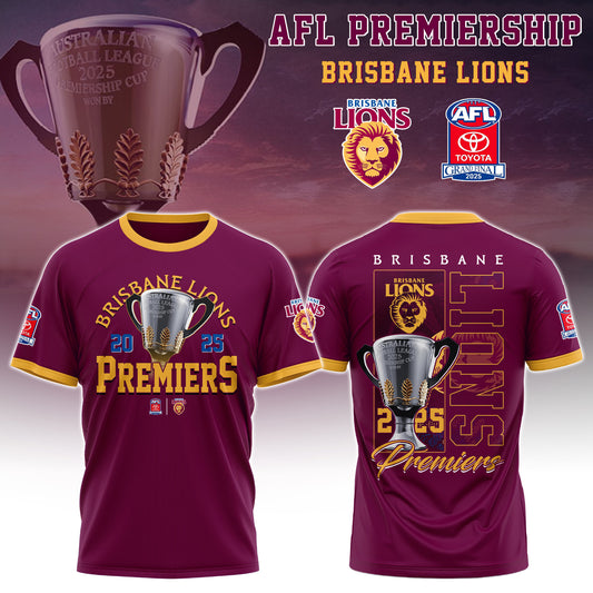 Brisbane Lions – AFL 2025 Champions Tshirt