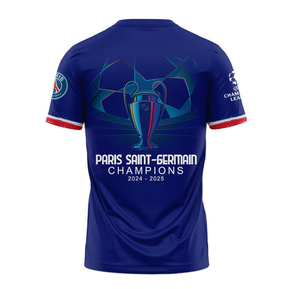 Paris Saint-Germain F.C Champions League Winner 2025 T-Shirt