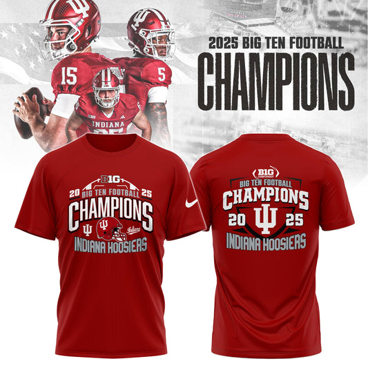 India Football 2025 Big Ten Champs Tshirt