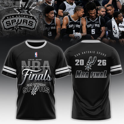 San Antonio Spurs 2026 Western Conference Finals Champions T-Shirt