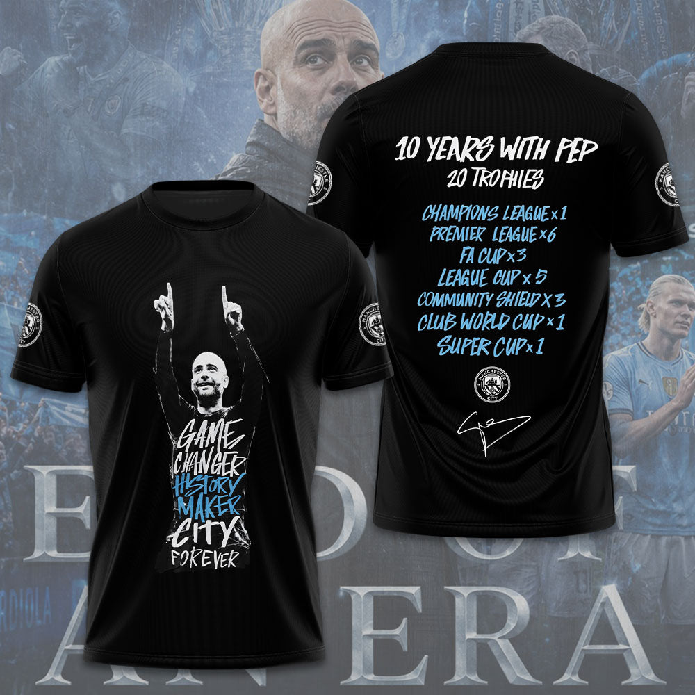 Man City Thank You Pep Limited Edition T-Shirt