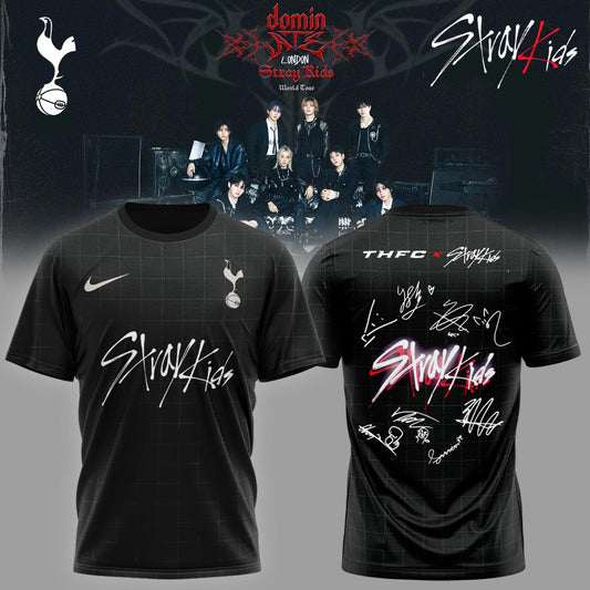 Limited Edition Tottenham Hotspur x Stray Kids Show Black TShirt