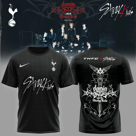 Limited Edition Tottenham Hotspur x Stray Kids Show Black TShirt
