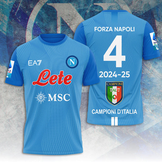 SSC NAPOLI CAMPIONE Dâ€™ITALIA 2025 SHIRT