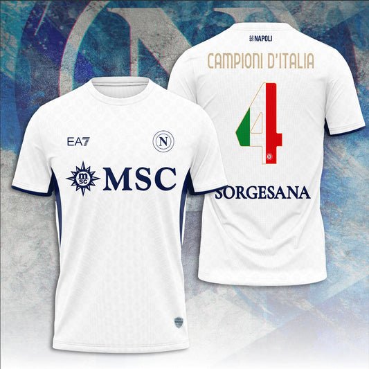 SSC NAPOLI CAMPIONE Dâ€™ITALIA 2025 T-SHIRT