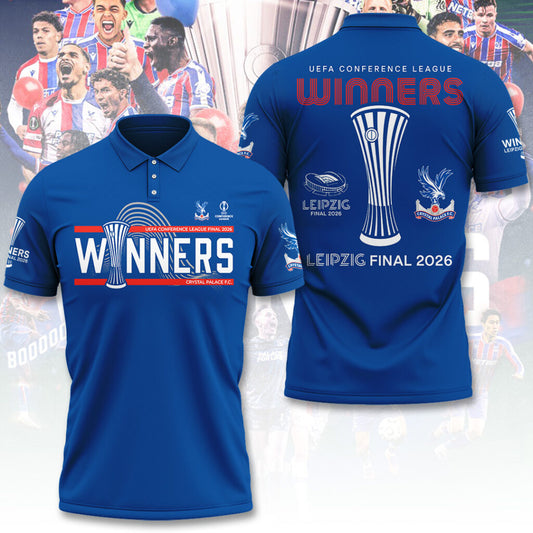 Crystal Palace 2025-26 UEFA Conference League Winners POLO