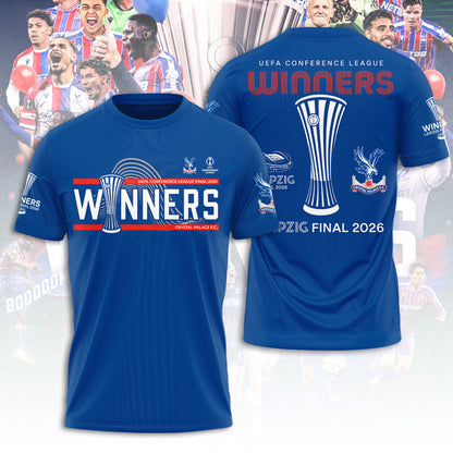 Crystal Palace 2025-26 UEFA Conference League Winners T-Shirt