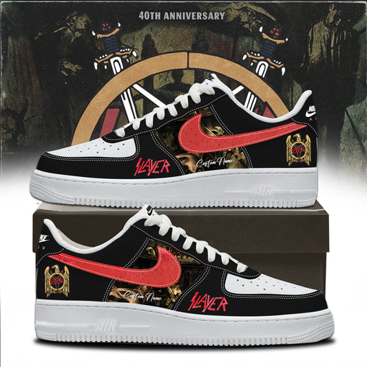 SLAYER Reign in Blood 40th Anniversary Limited Edition AF1 Shoes