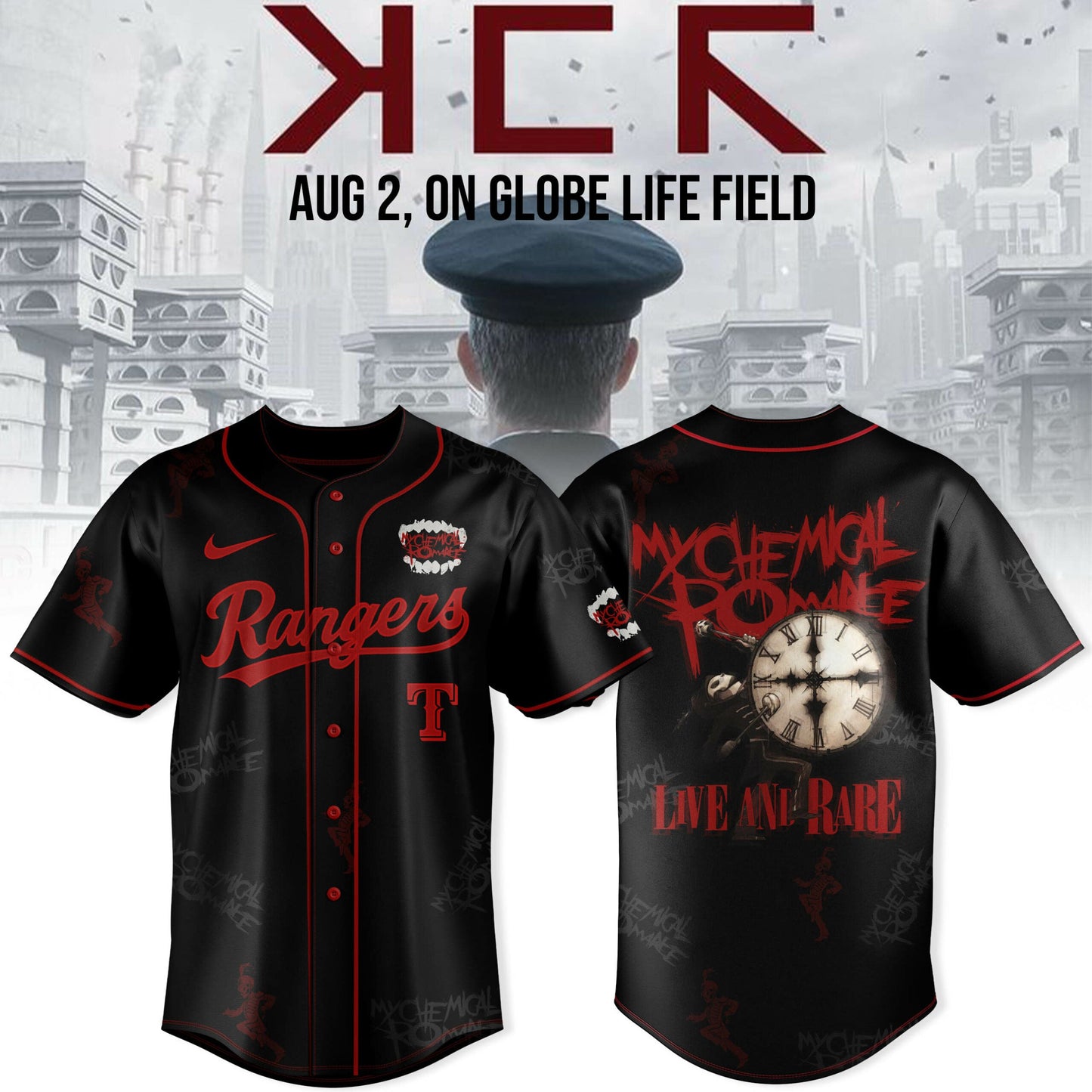 Texas Rangers x Long Live The Black Parade – My Chemical Romance