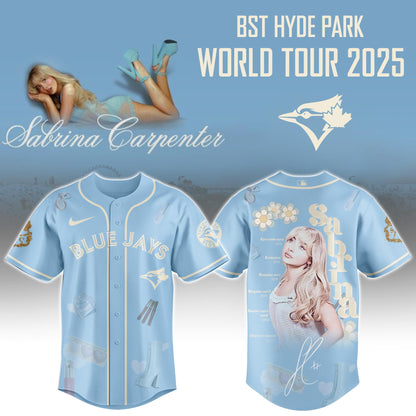 Toronto B Jays x Sabrina Carpenter “Short n’ Sweet Tour” Jersey Editions Limited +Selling Out Fast