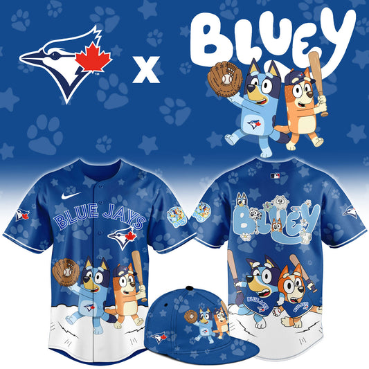 T.Blue Jays Bluey Night Limited Baseball Jersey