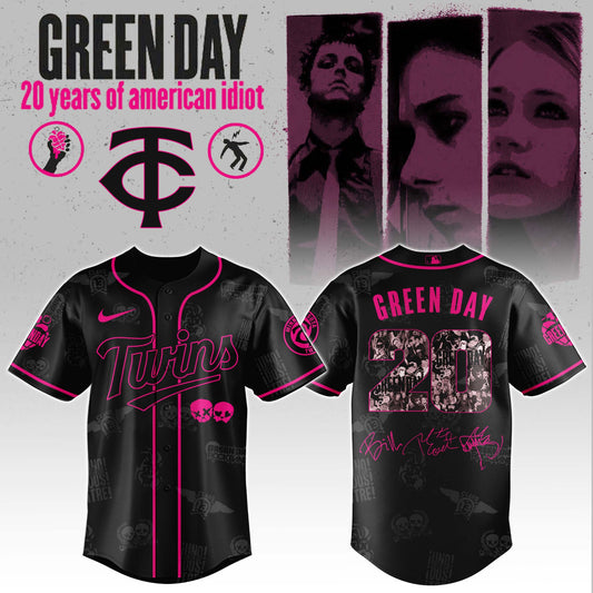 M Twins x Green Day 20th Anniversary Jersey 2025 Editions Limited + Selling Out Fast