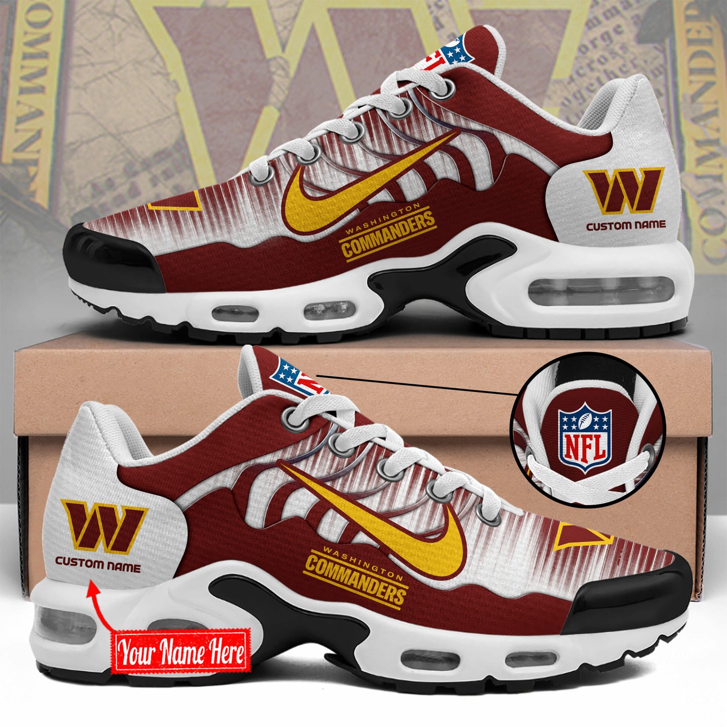 Washington Commanders New Shoes
