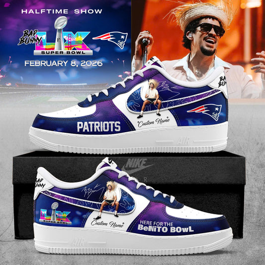 New England Patriots x Bad Bunny 2026 Super Bowl LX AF1 Sneakers