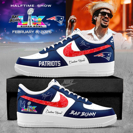 New England Patriots x Bad Bunny 2026 Super Bowl LX AF1 Sneakers