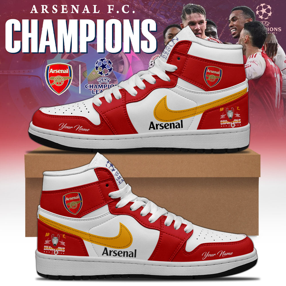 Arsenal F.C Special UEFA Champions of Europe 2026 Limited Edition JD1 Shoes