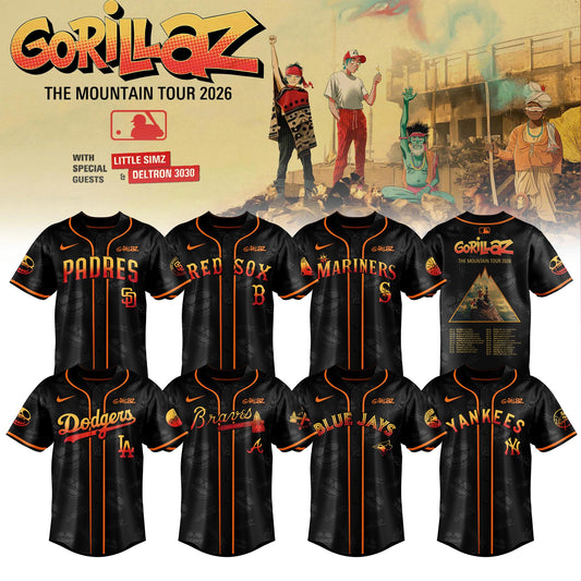 MLB x Gorillaz ‘The Mountain Tour 2026’ Limited Edition Jersey