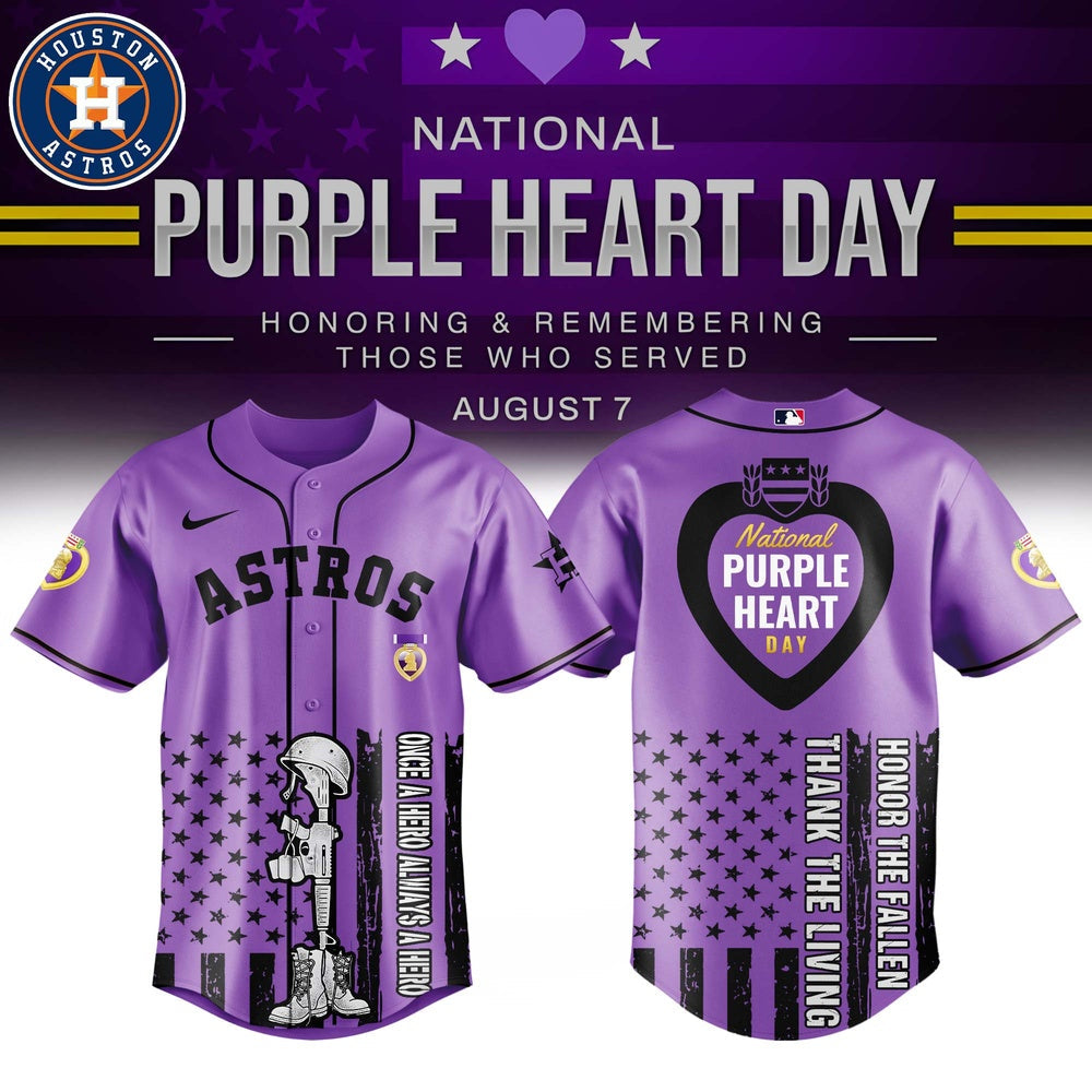 HOU x Purple Heart Day Jersey Limited Edition