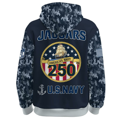Jacksonville Jaguars Navy 250th Birthday Hoodie Limited Edions