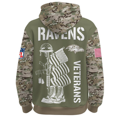 Baltimore Ravens - Veteran Day 2025 Hoodie Limited Edions