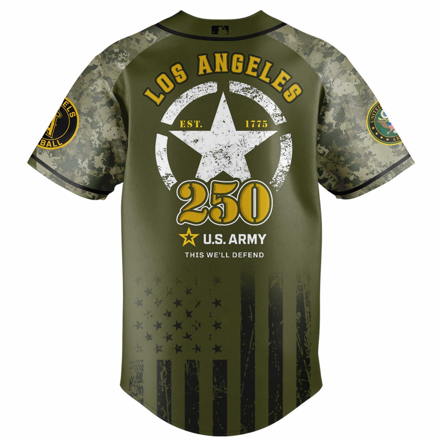 Los Angeles Angels MLB x 250 U.S. ARMY Jersey 03