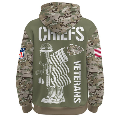 Kansas City Chiefs - Veteran Day 2025 Hoodie Limited Edions