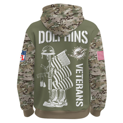 Miami Dolphins - Veteran Day 2025 Hoodie Limited Edions