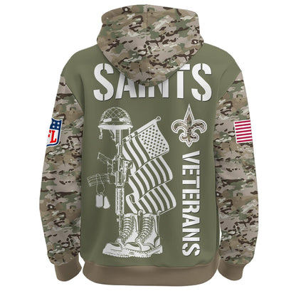 New Orleans Saints - Veteran Day 2025 Hoodie Limited Edions