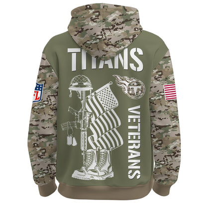 Tennessee Titans - Veteran Day 2025 Hoodie Limited Edions