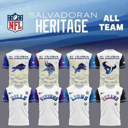 ALL TEAM NFL x El Salvador Heritage Combo Shirt