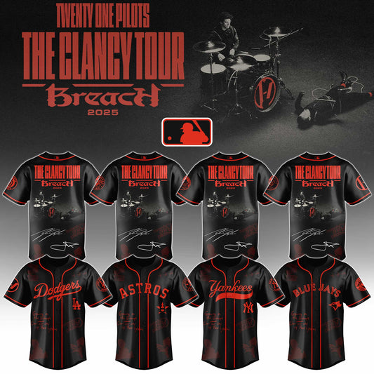 Baseball x Twenty One Pilots – “The Clancy World Tour” Jersey