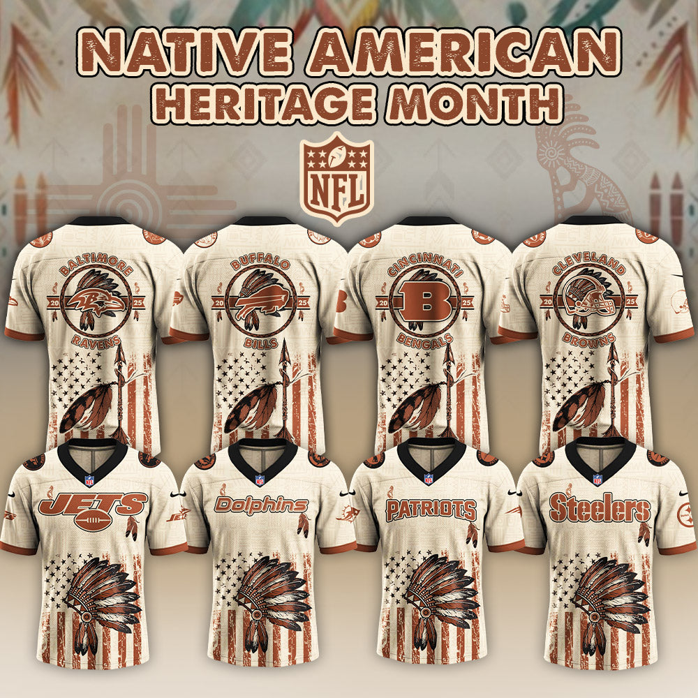 NFL x Native American Heritage Month Limited Edition Football Jersey 2025