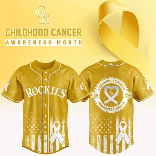 Colorado Rockies x Childhood Cancer Awareness Month 2025 Jersey Editions Limited