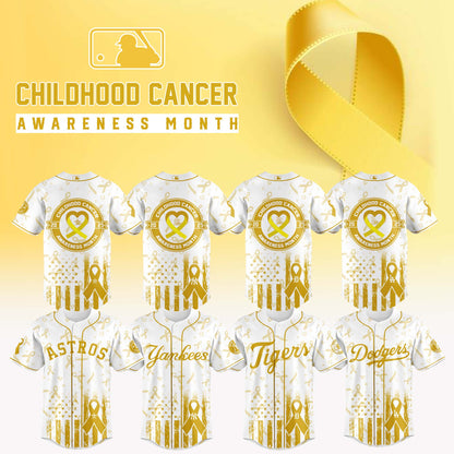 _MLB x Childhood Cancer Awareness Month 2025 Jersey Editions Limited White