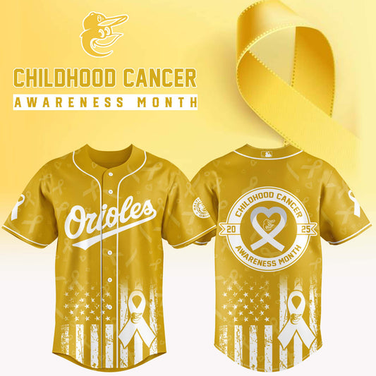 Baltimore Orioles x Childhood Cancer Awareness Month 2025 Jersey Editions Limited