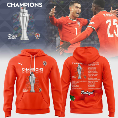 Portugal Champions UEFA Nations League 2025 Hoodie Limited Edition Hoodie