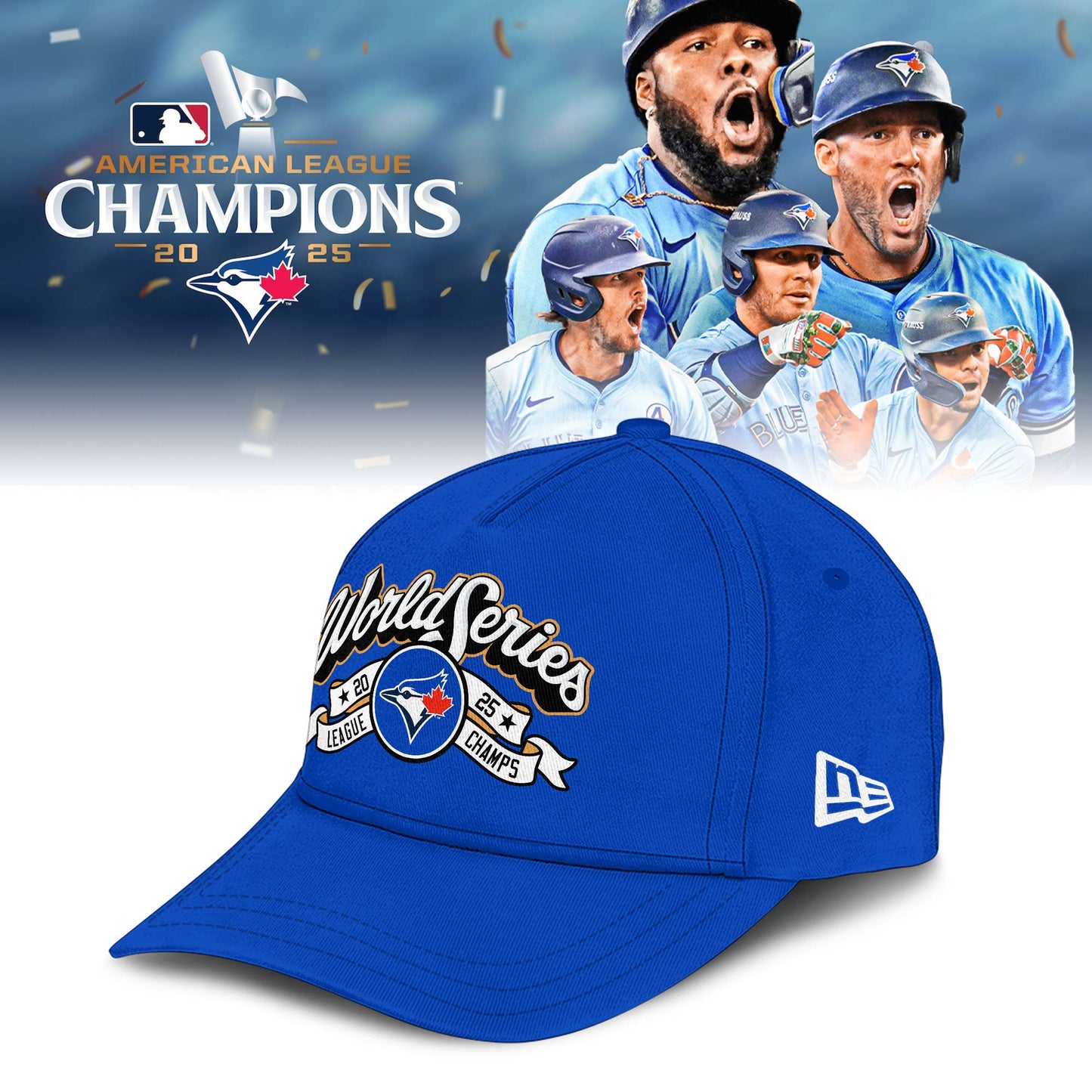 Toronto Blue Jays 2025 American League Champions Combo T-Shirt