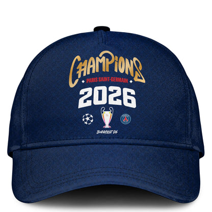 Paris Saint-Germain F.C Special UEFA Champions of Europe 2026 Limited Edition T.shirt