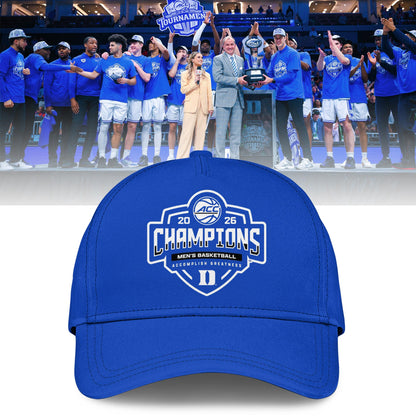 Duke Blue Devils Unisex 2026 ACC Men's Basketball Tournament Champions Locker Room Special  T-Shirt