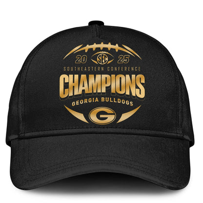 Georgia Bulldogs 2025 SEC Conference Champions Combo T-Shirt