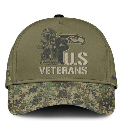 Seattle Seahawks - Veteran Day 2025 Hoodie Limited Edions